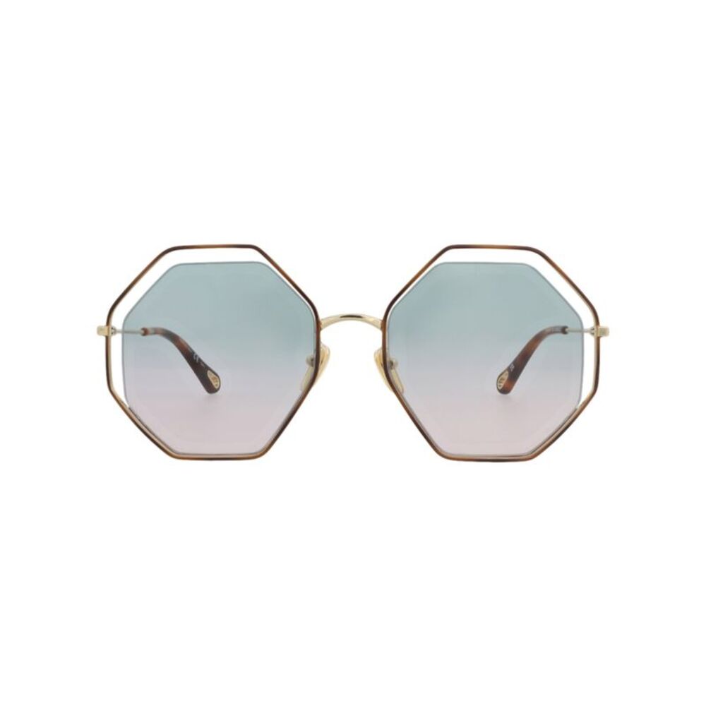 Chloé Square-Frame Metal Sunglasses Multi Womens